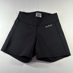 NRS HydroSkin 0.5 Sport Shorts Black Neoprene Superstretch Surfing Titanium XS